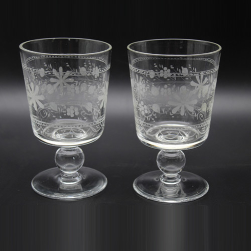 Antique Drinking Glasses - 3 items for sale on sellingantiques.co.uk