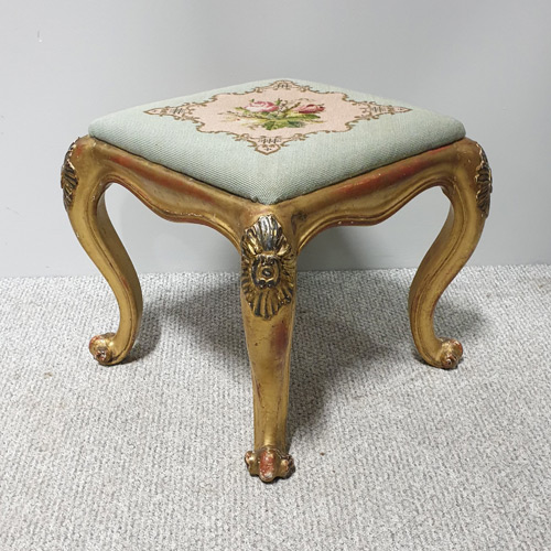 Antique Gilt Stools - 15 items for sale on sellingantiques.co.uk