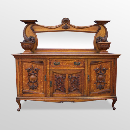 Antique Mirror Backed Sideboards - 34 items for sale on sellingantiques.co.uk