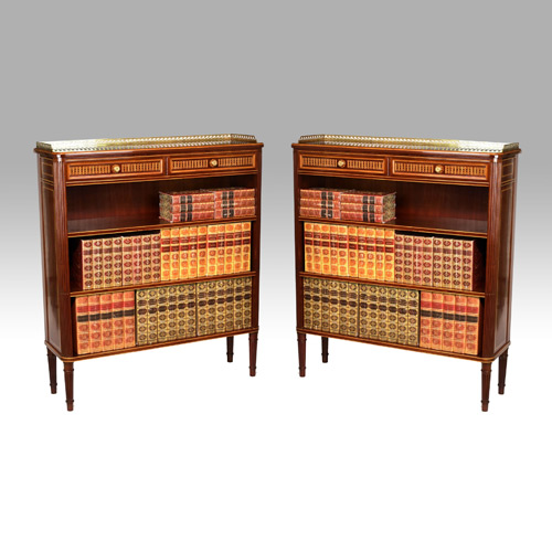 Antique Pair Of Bookcases - 56 items for sale on sellingantiques.co.uk