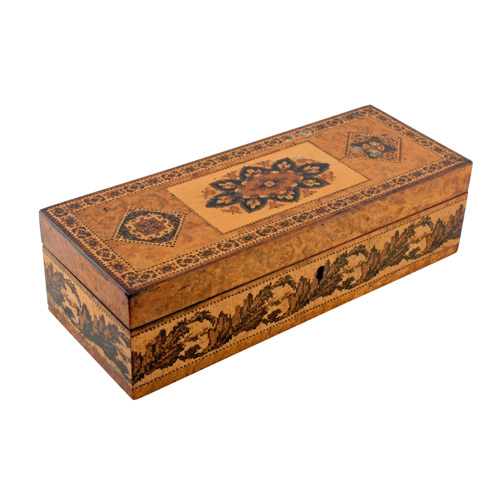 Antique Tunbridge Ware Boxes - 37 items for sale on sellingantiques.co.uk