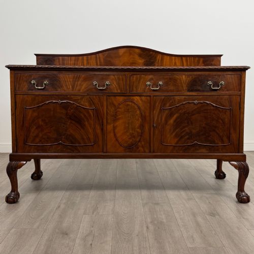 ANTIQUE 20TH CENTURY GOOD QUALITY SIDEBOARD IN MAHOGANY