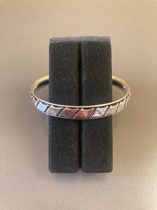 HANS HANSEN DANISH SILVER BANGLE 1960S