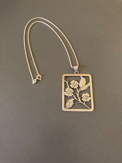 DANISH SILVER PENDANT 1930S