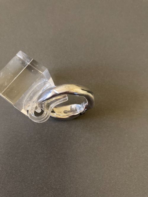 GEORG JENSEN DANISH SILVER RING BY OLE KORTZAU - ADDITIONAL PHOTO 4