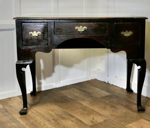 18TH CENTURY OAK LOW BOY WRITING DESK