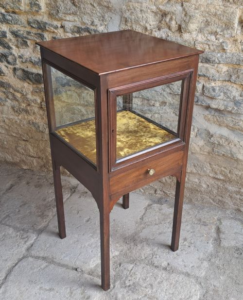 MAHOGANY DISPLAY CABINET CIRCA 1780