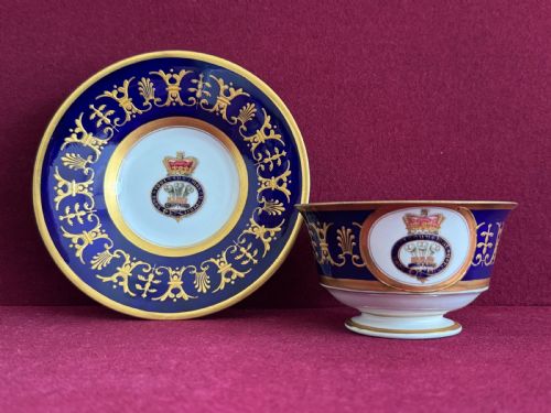 A FLIGHT BARR BARR WORCESTER ROYAL CUP SAUCER PRINCE REGENT SERVICE