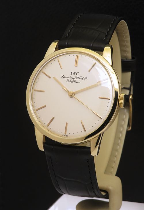 NEAR MINT SOLID 18CT GOLD IWC CALIBRE 89 OVERSIZE FROM 1956
