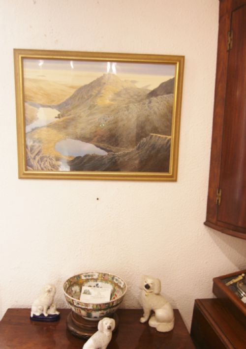 LARGE WATERCOLOUR OF OGWEN VALLEY TRYFAN SNOWDONIA - ADDITIONAL PHOTO 6