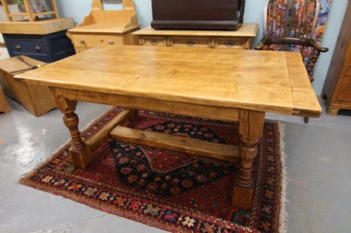 GOLDEN OAK 68 SEATER REFECTORY TABLE