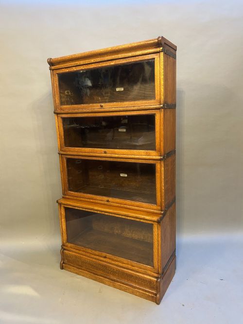 GLOBE WERNICKE BOOKCASE OF LARGER PROPORTIONS