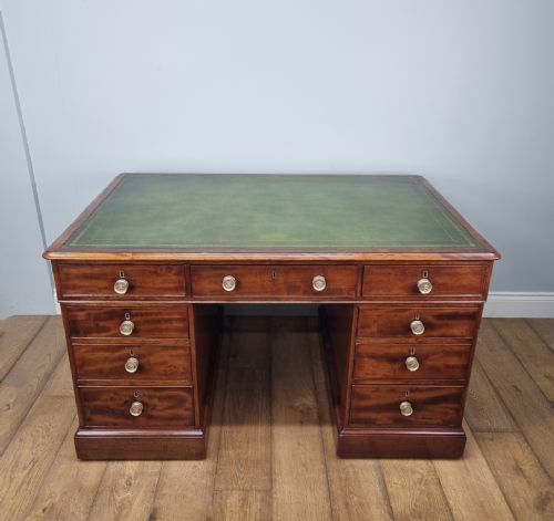 ANTIQUE MAHOGANY PARTNERS DESK GEORGE III CIRCA 1800