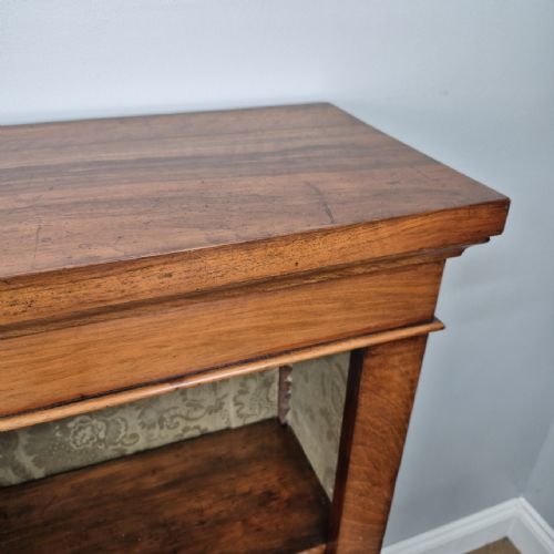 ANTIQUE WALNUT BREAKFRONT BOOKCASE - ADDITIONAL PHOTO 9