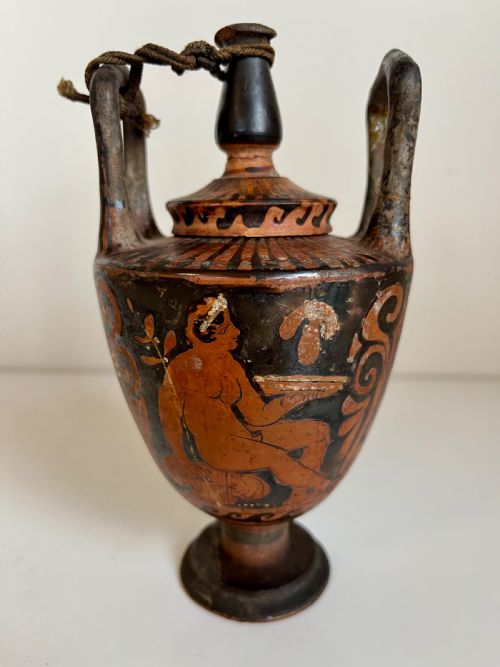 ANCIENT GREEK POTTERY MARRIAGE VASE
