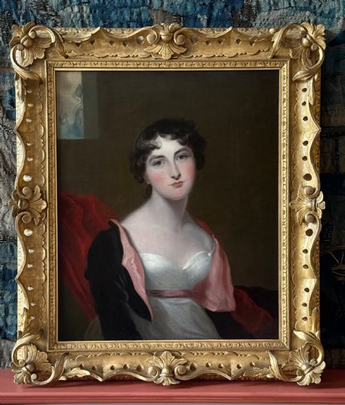 STUDIO OF SIR THOMAS LAWRENCE PRA 1769 1830 PORTRAIT OF MISS THAYER