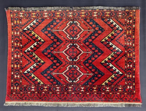 ANTIQUE TURKMEN STORAGE BAGFACE CHUVAL ERSARY TRIBES OF BESHIR TURKMENISTAN CENTRAL ASIA